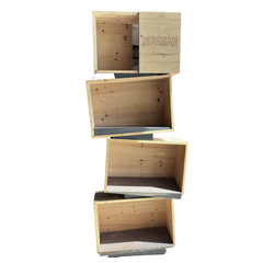 Neleman Wooden Wine Boxes Display